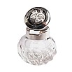 Sheaffer Nostalgia Silver Fountain Pen and Crystal Inktwell Pre-owned