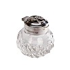 Sheaffer Nostalgia Silver Fountain Pen and Crystal Inktwell Pre-owned