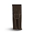 Récife Riviera Large Soft Chocolate Flap Pen Case (Double)