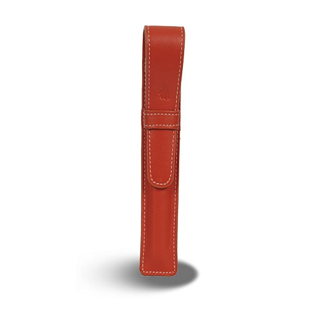 Récife Riviera Large Soft Orange Flap Pen Case (Single)