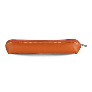 Récife Riviera Small Soft Orange Zippered Pen Pouch (Single)