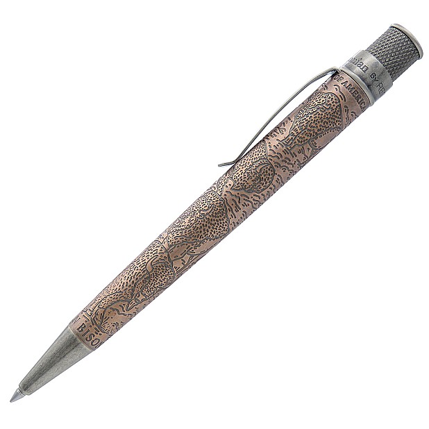 Retro 51 Tornado Smithsonian Bison Standing Strong Rollerball / Ballpoint