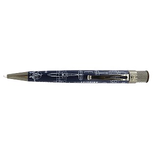 Retro 51 Spitfire Blueprint Rollerball / Balpen