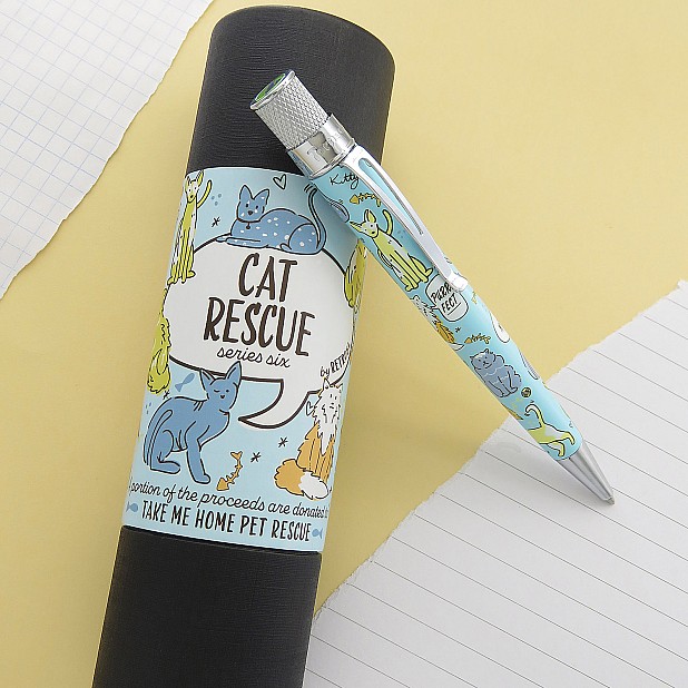 Retro 51 Tornado Cat Rescue 6 Rollerball / Kugelschreiber