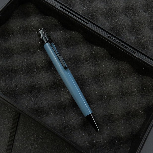 Retro 51 Tornado Stealth Slate Blue Rollerball / Ballpoint
