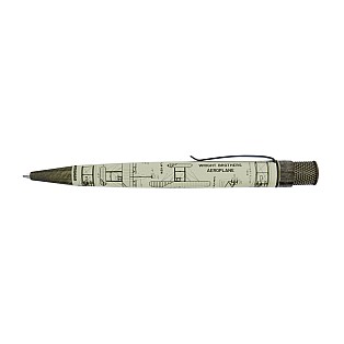 Retro 51 Tornado Smithsonian Wright Brothers Aeroplane Rollerball / Ballpoint
