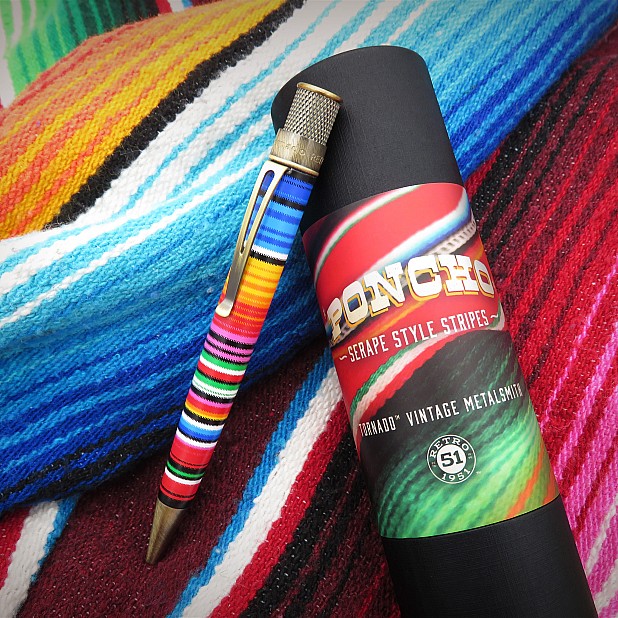 Retro 51 Tornado Vintage Metalsmith Poncho Rollerball / Ballpoint