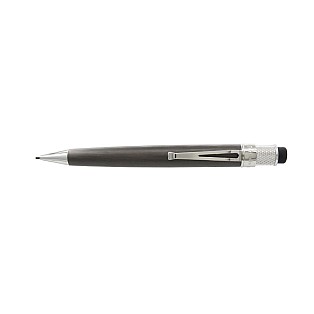 Retro 51 Tornado Platinum Executive Black Nickel Mechanical pencil 1.15mm