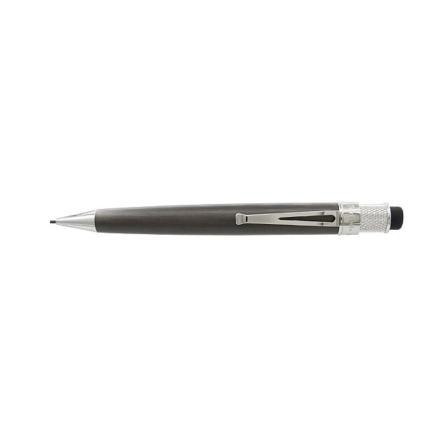 Retro 51 Tornado Platinum Executive Black Nickel Mechanical pencil 1.15mm