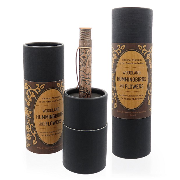 Retro 51 Tornado Smithsonian Hummingbirds and Flowers Roller / Stylo bille