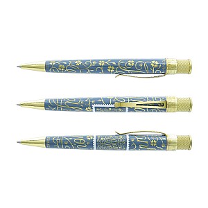 Retro 51 Tornado USPS Thank You Blue Gray Rollerball / Balpen