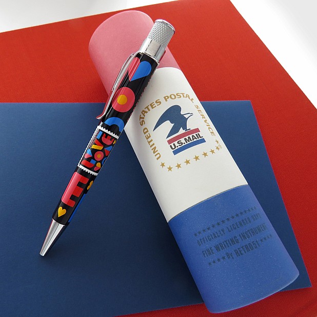 Retro 51 Tornado USPS Lovestamp Rollerball / Balpen