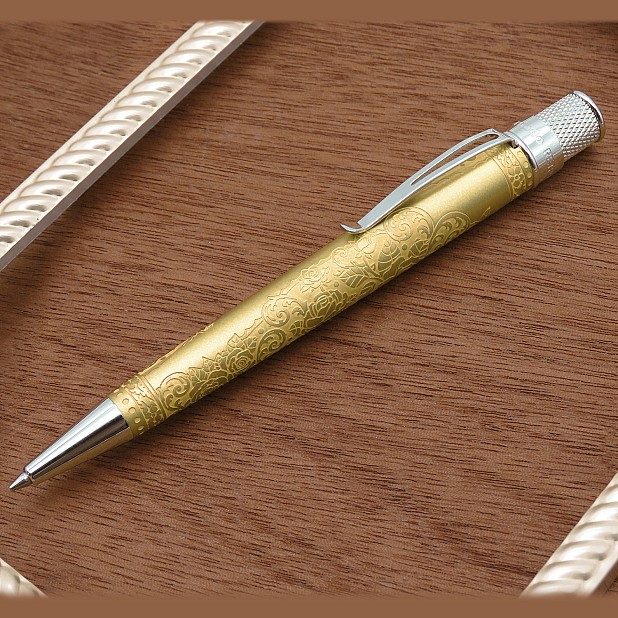 Retro 51 Tornado Vintage Metalsmith Vintage Rose Rollerball / Ballpoint