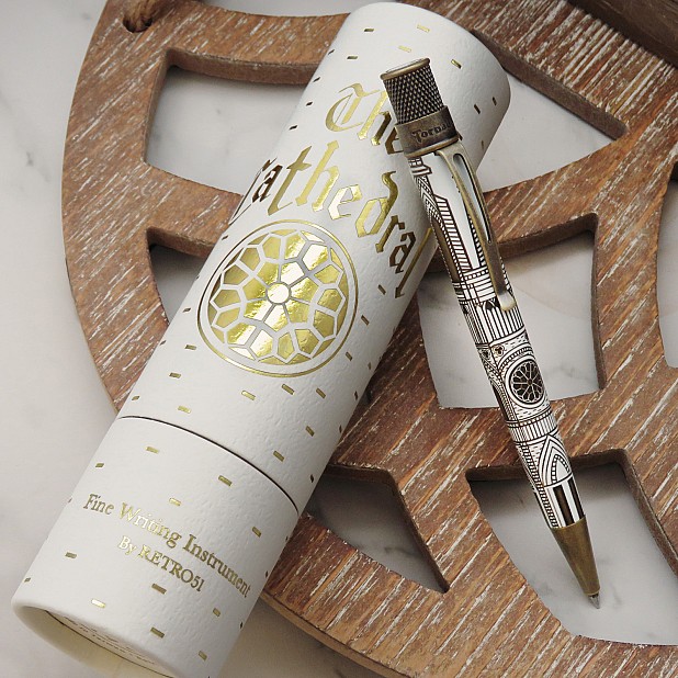Retro 51 Tornado Vintage Metalsmith The Cathedral Rollerball / Ballpoint