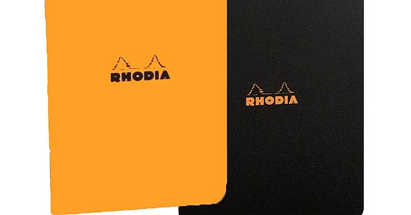 Rhodia Orange Staplebound Notebooks - 5-Pack A4 Size For School & Office