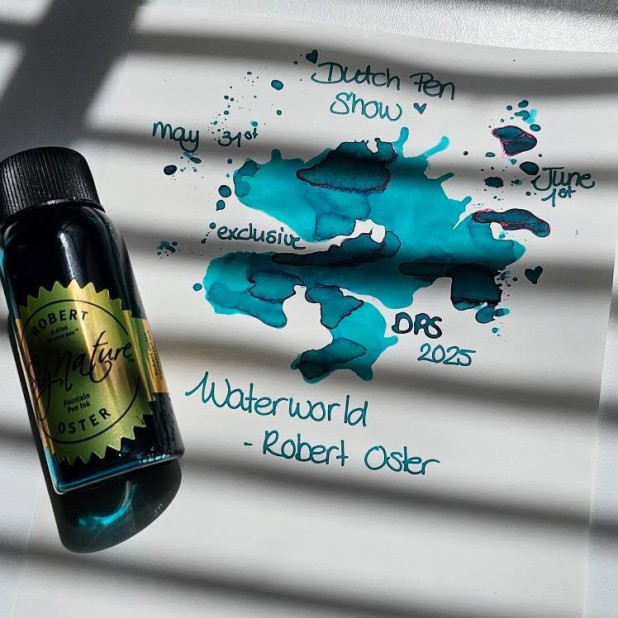 Robert Oster Signature Dutch Pen Show 2025 Waterworld Exclusive Ink Bottle