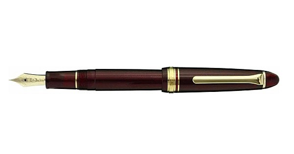 Sailor 1911 Profit Light Shining Red GT Fountain pen - Vulpen