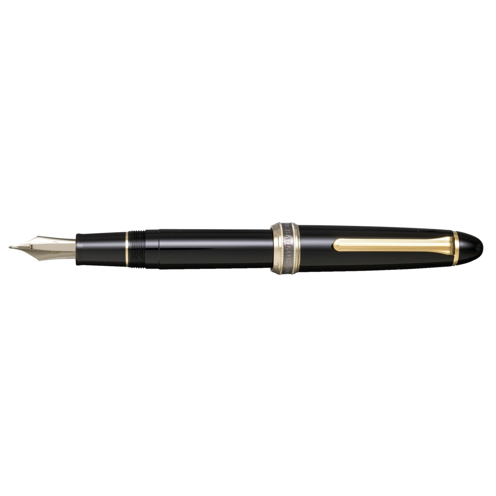 Sailor 1911L Black GT Naginata Emperor Fountain pen