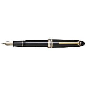 Sailor 1911L Black GT Naginata Emperor Fountain pen