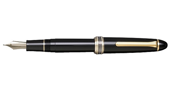 Sailor 1911L Black GT Naginata Emperor Fountain pen