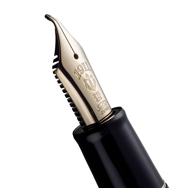 Sailor 1911L Black GT Naginata Concord Pluma Estilográfica