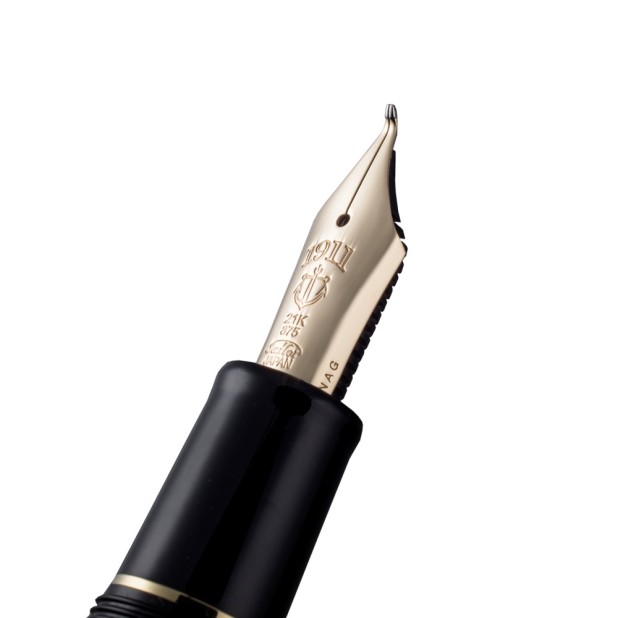 Sailor 1911L Black GT Naginata Fude de Mannen Füllfederhalter