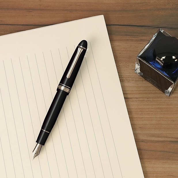 Sailor 1911L 14k Black GT Stylo plume