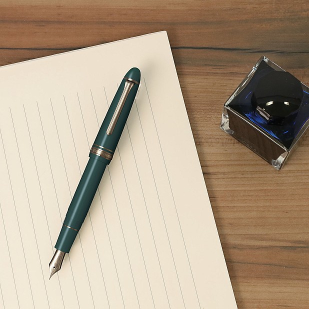 Sailor 1911L 14k Green GT Füllfederhalter