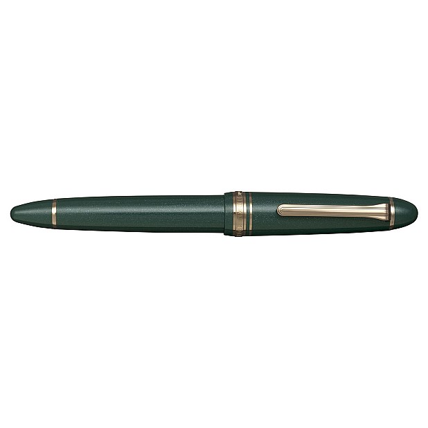 Sailor 1911L 18k Shining Green GT Caneta de tinta permanente