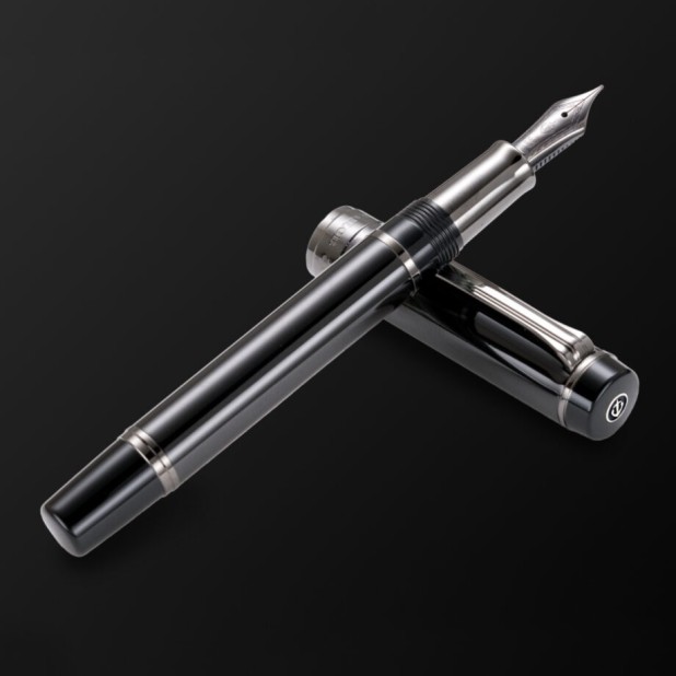 Sailor Cylint Black Stainless Steel Pluma Estilográfica