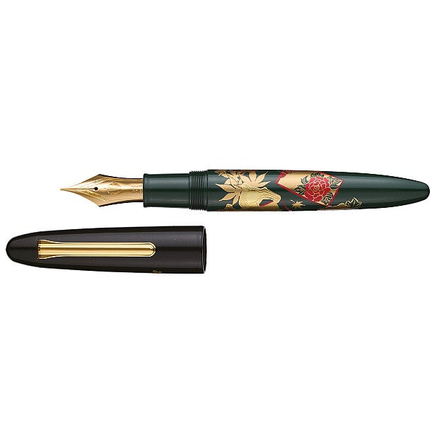 Sailor 1911 King of Pens Maki-E Hanafuda Ino-shika-cho Vulpen