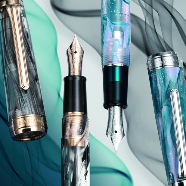 Sailor Veilio Pearl Tone Blue Purple RT Stylo plume
