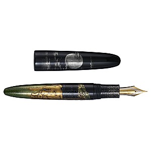 Sailor 1911 King of Pens Maki-E Elephant in the Moonlight Stylo plume