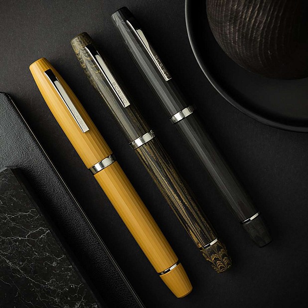 Scribo Flow Ebonite Memoria ST Caneta de Tinta Permanente