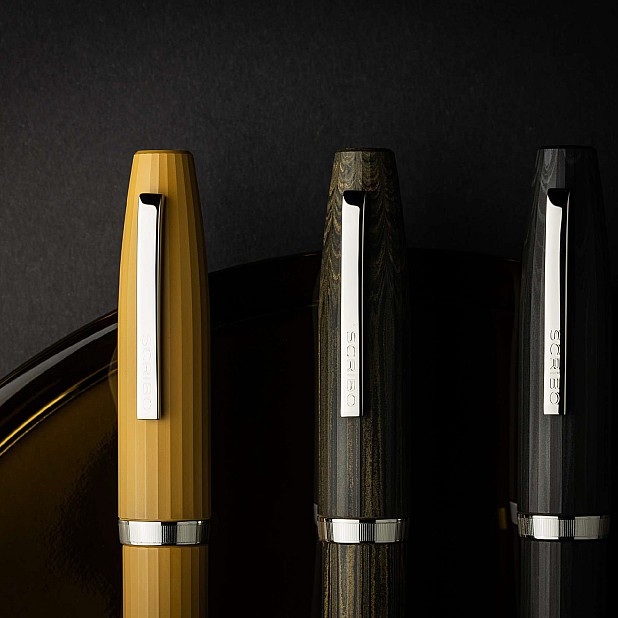 Scribo Flow Ebonite Memoria ST Caneta de Tinta Permanente