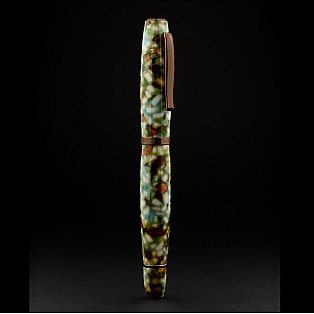 Scribo La Dotta Travertino PVD Corten Stylo Plume