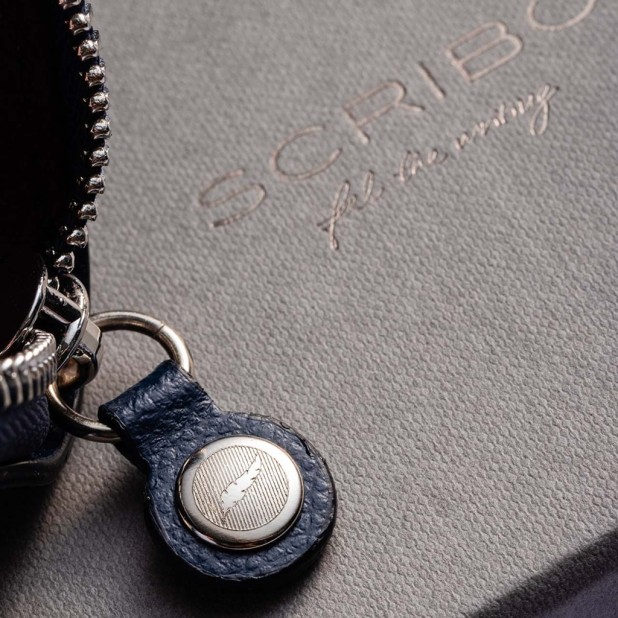 Scribo Astoz Blu Notte Pen Pouch (Double)