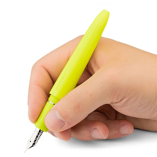 Scribo Piuma Art Fluorescent Yellow ST Caneta de Tinta Permanente
