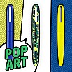 Scribo Piuma Pop Art Green/Yellow ST Fountain pen