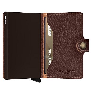 Secrid MiniWallet Vegetable Tanned Leather Espresso