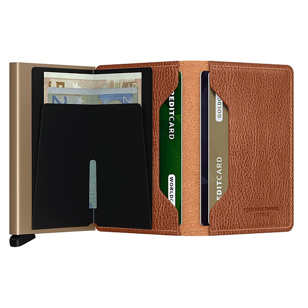 Secrid SlimWallet Vegetable Tanned Leather Caramello