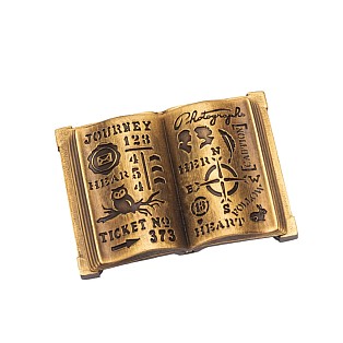 Sepia Writing Accessories Listen to Your Heart Brass Pennenstandaard