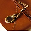 Sepia Writing Accessories Tree Branch Brass Magnifying Glass