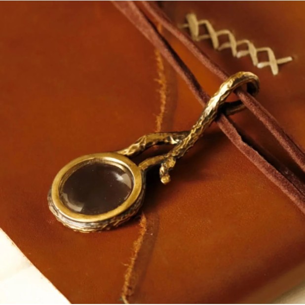 Sepia Writing Accessories Tree Branch Brass Vergrootglas