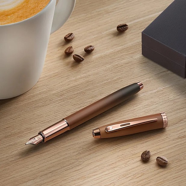 Sheaffer 100 Coffee Edition Brown PVD Pióro wieczne
