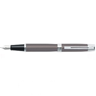 Sheaffer 300 Metallic Grey CT Caneta de Tinta Permanente