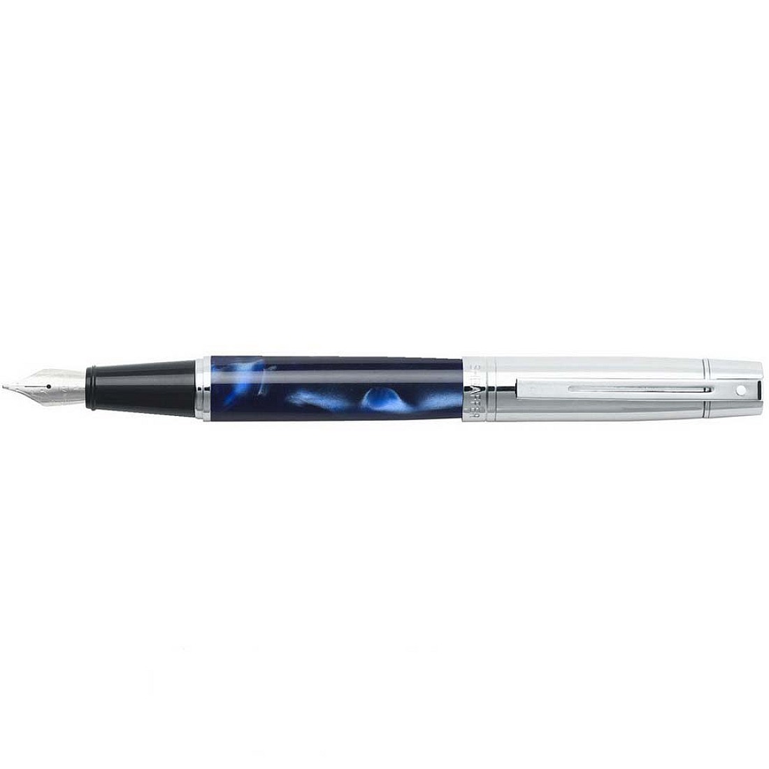 Sheaffer 300 Irridescent Blue / Chrome Fountain pen
