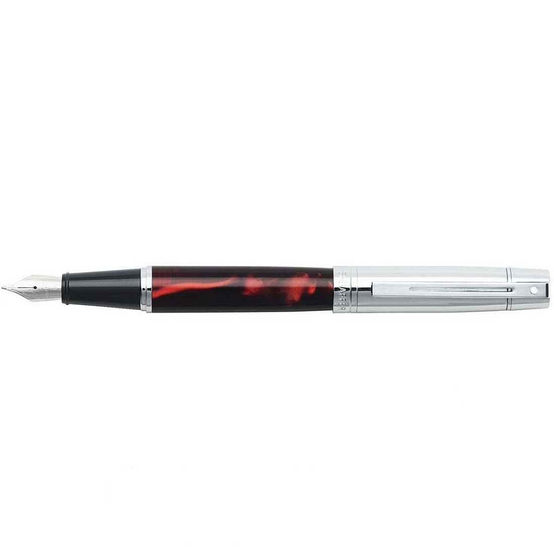 Sheaffer 300 Irridescent Red / Chrome Fountain pen