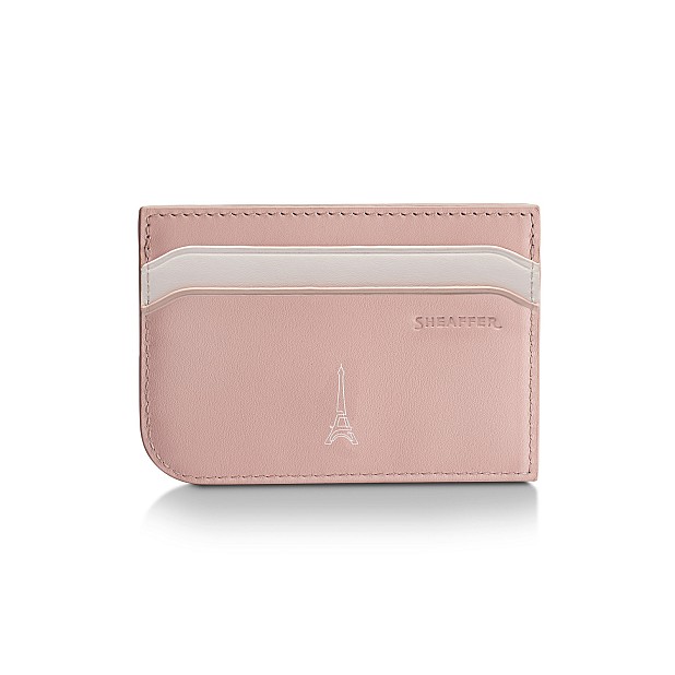 Sheaffer Sentinel Emily in Paris Matte Pink Bow ST Ballpoint and Credit Card Holder Set