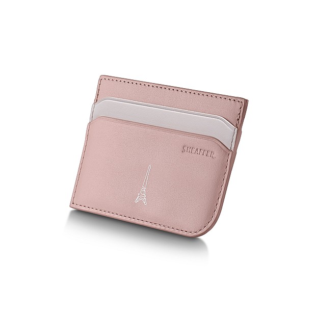 Sheaffer Sentinel Emily in Paris Matte Pink Bow ST Ballpoint and Credit Card Holder Set